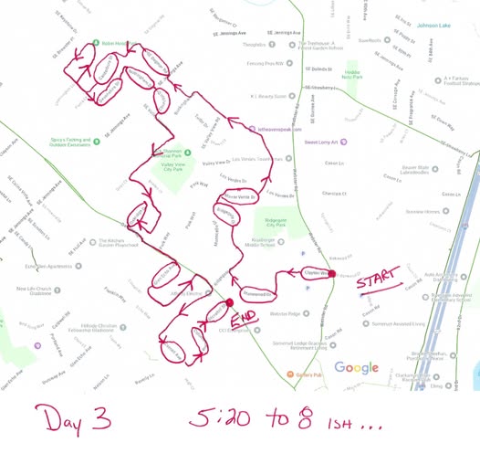 Santa route day 3
