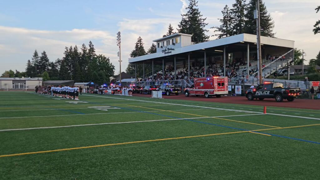 In case you missed Friday night’s GHS football game 9/11 tribute, here’s a clip…