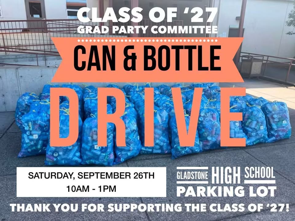 TODAY! 🧡🖤 The Class of 2027 Grad Party Committee is holding a Can &…