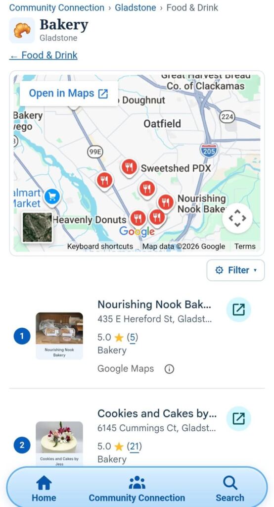 We're using Google's Places API for parts of our Community Connection section on The…