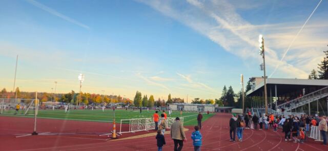 Busy, busy tonight at Gladstone Youth Soccer Night!